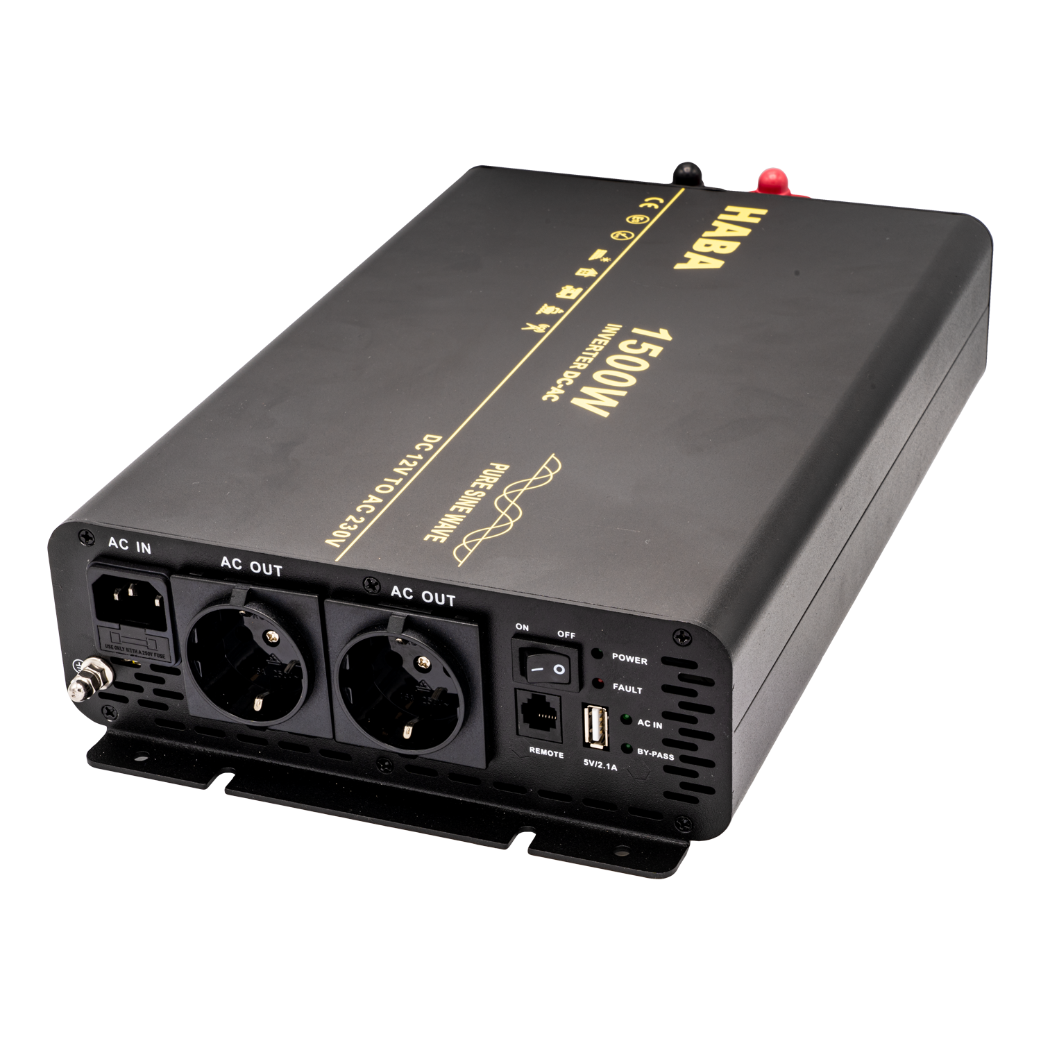Wechselrichter 12V DC zu 230V AC
