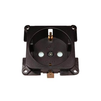 Wandsteckdose 230V Braun C-line