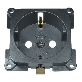 C-line Steckdose 230V anthrazit