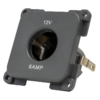 Steckdose 12V Anthrazit C-line