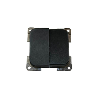 Schalter doppel Schwarz C-line