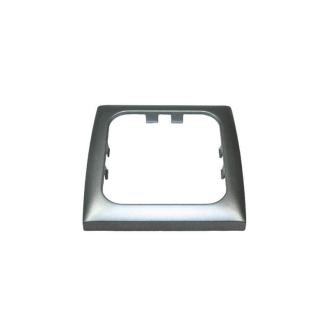 Abdeckrahmen Silber Opal
