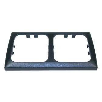 Abdeckrahmen doppel anthrazit Opal