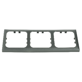 Abdeckrahmen dreifach anthrazit Opal