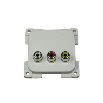 Steckdose Audio-/video Weiss C-line