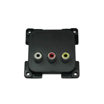 Steckdose Audio-/video Schwarz C-line