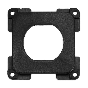 C-line Blindplatte Schwarz mit Loch