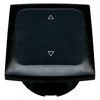 C-Line Stufenschalter mit Rahme + Isodose schwarz