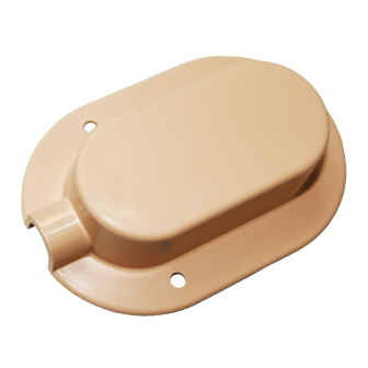Black cable entry cover