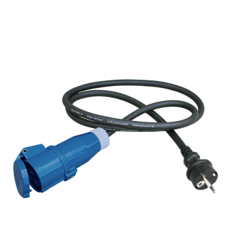 Npr.3x2.5 / 1.5m. Schuko.st+CEE Kupplung