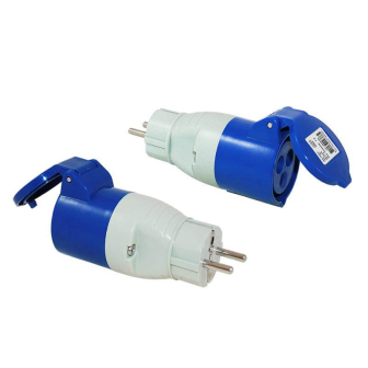 Adapter CEE kontra - Schuko stecker