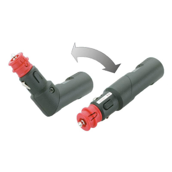 Winkelstecker verstelbar 12V + Sicherung 8A