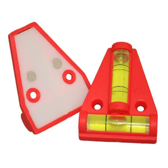 Dreieckwasserwaage mit 2 Libellen magnetisch