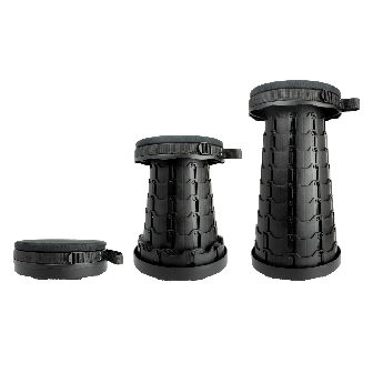 Falterbarer Hocker mit Kissen