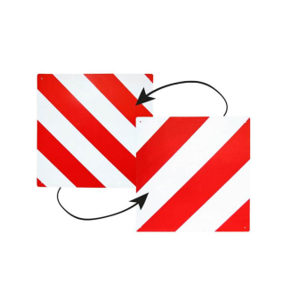 Warnschild 50x50cm Aluminium Italien und Spanien