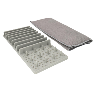 Geschirrtrockner mit Trockenmatte