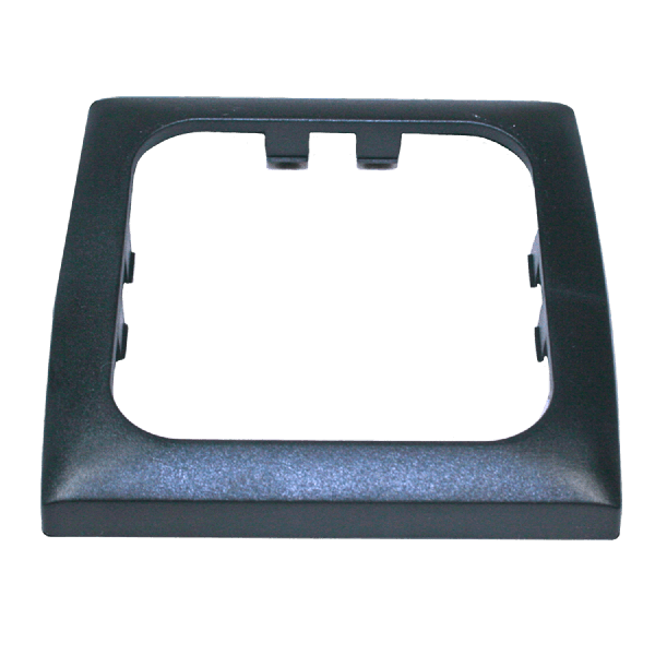 Opal Rahmen 1-fach für Steckdosen und Schalter antrazit - verpackt