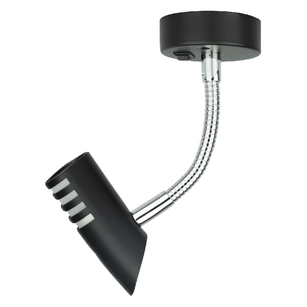 Sao Wandlampe mit Flexiblem arm - schwarz - ohne Verkaufsverpackung