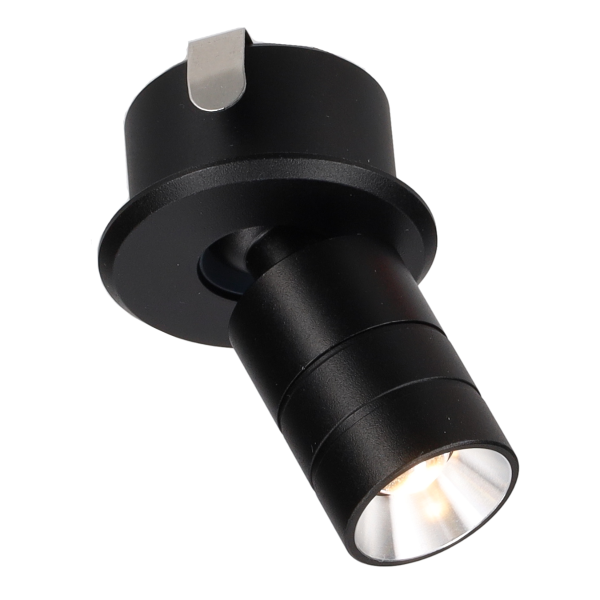 Rapino mini Einbauleuchte schwarz