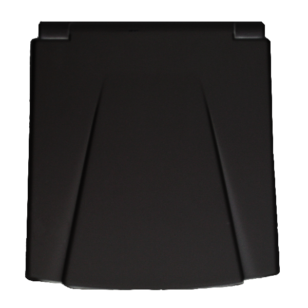 New Model Line Deckel Aussensteckdose Wohnmobil und Wohnwage schwarz