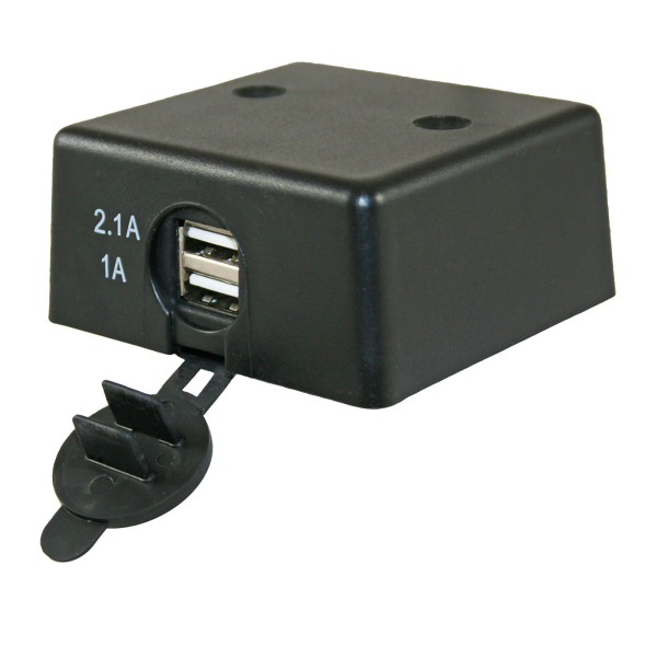 Dual USB Steckdose Aufputz max. 3.1A Ladestrom