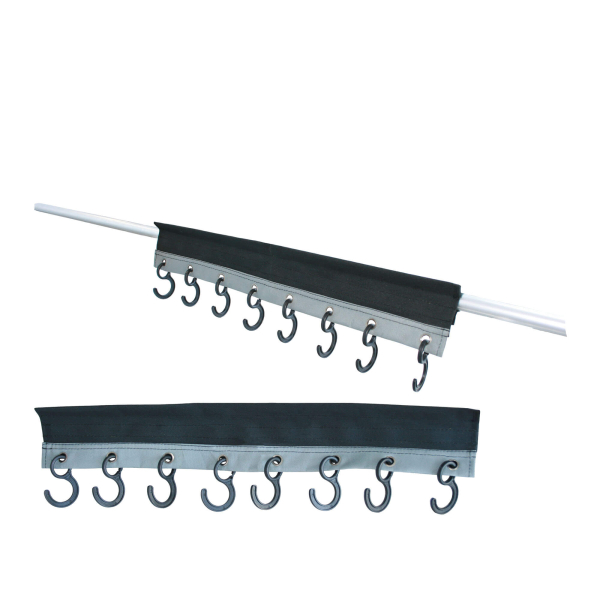 8-Hook-Organizer Hakenleiste Camping mit 8 kunststoff Haken
