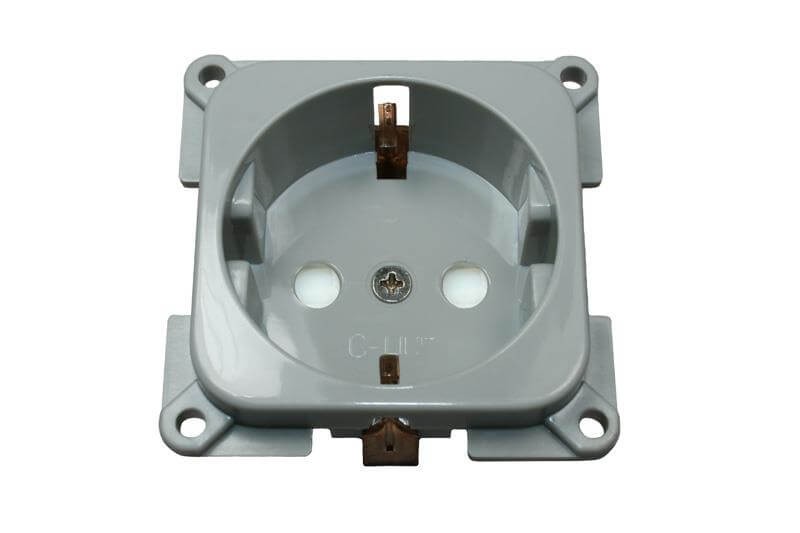 C-Line Steckdose 230V grau - verpackt