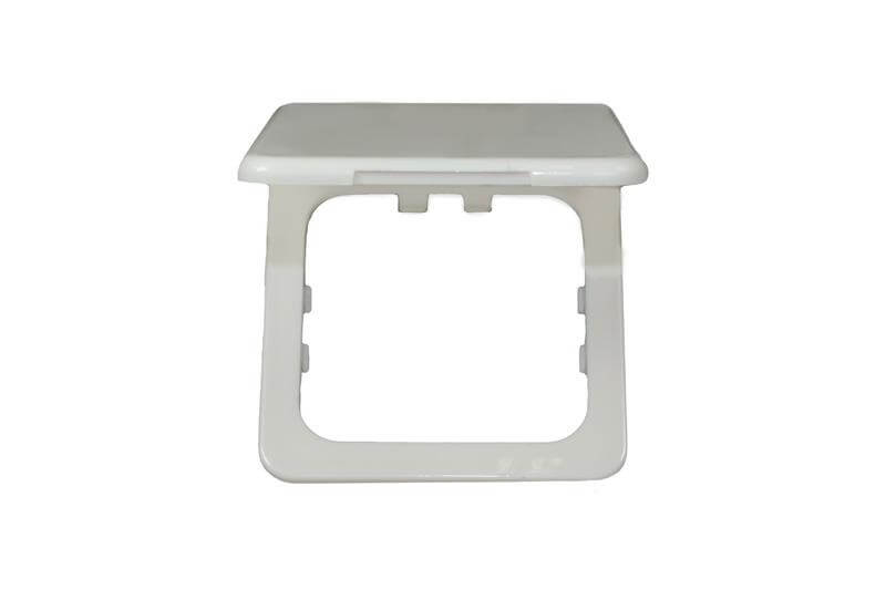 Opal Rahmen 1-fach mit Klappdeckel weiss - verpackt