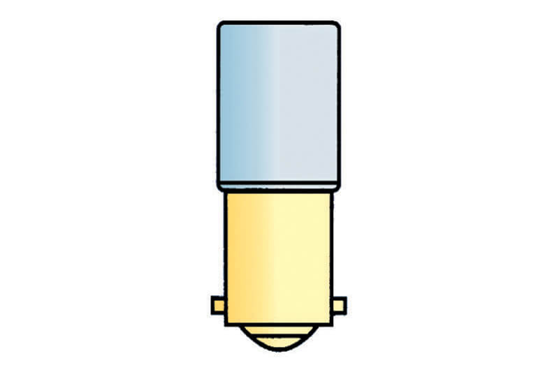 Lampe BA9S 12V Halogen - 4W - 2 Stück pro Packung