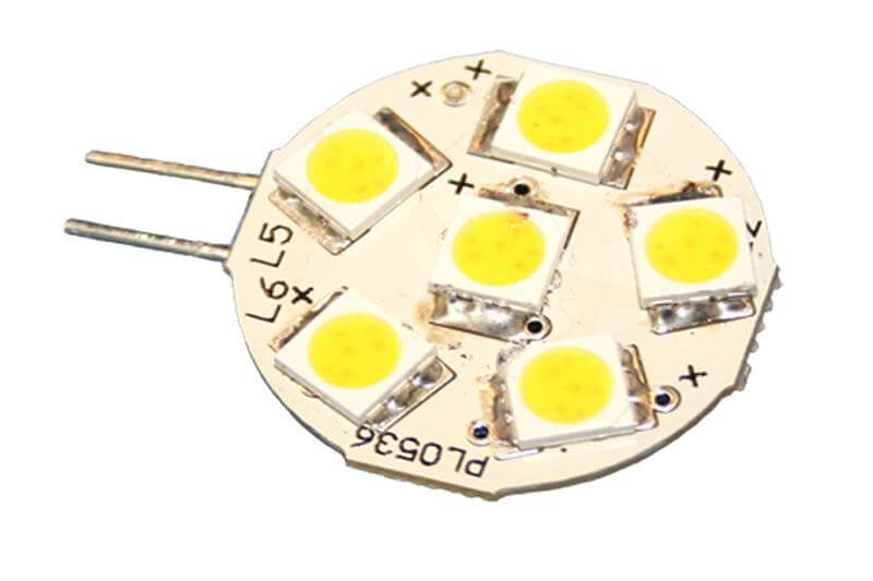 Superflache dimmbare LED-Steckbirne 12V G4 - 100 lumen - ohne Verkaufsverpackung