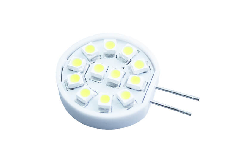 Flat LED Stecksockel-Glübirne 12V G4 - 150 lumen