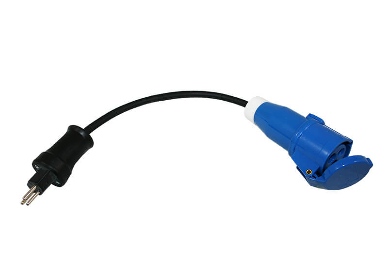 Adapterkabel Schweiz Stecker - CEE Kupplung