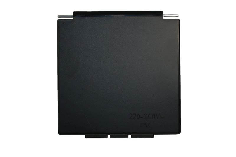 Standard Line Deckel Aussensteckdose Wohnmobil und Wohnwagen schwarz - ohne Verkaufsverpackung