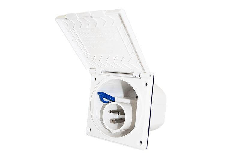 Standard Line CEE Aussensteckdose weiss - ohne Verkaufsverpackung