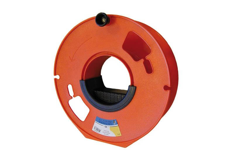 Handkabeltrommel für maximal 35 Meter Neoprenkabel 3x 1.5 mm²