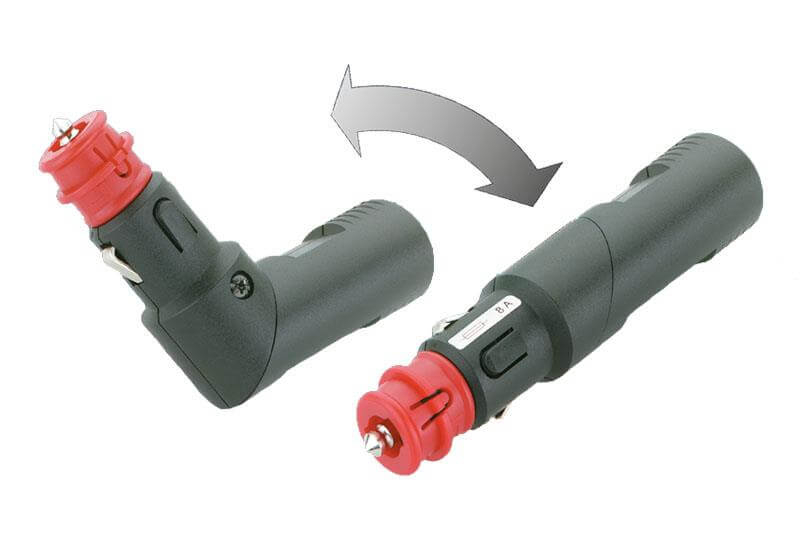 12V Universalstecker rechtwinklig einstellbar