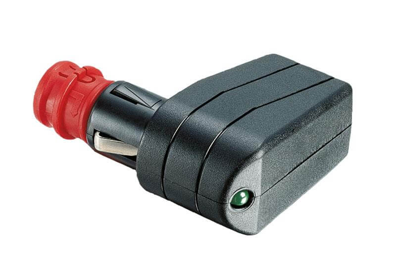 12V Zigarettenanzünder Winkelstecker - Universal