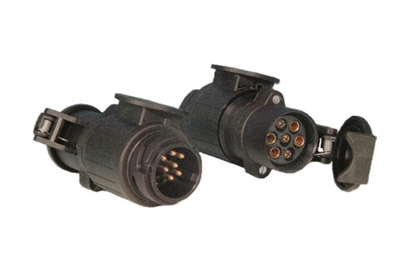 Anhängerkupplung Adapter 13 polig DIN auf 7 polig standard
