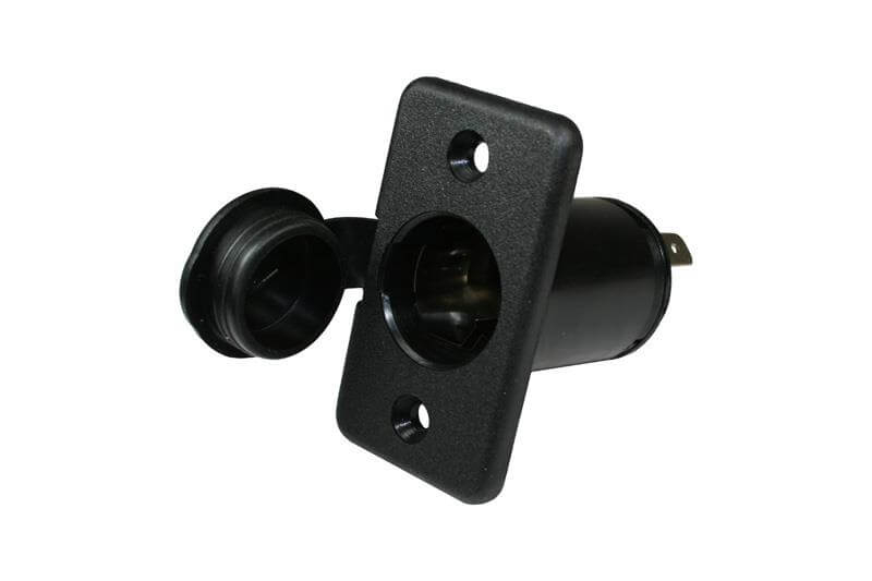 12V Universalsteckdose, Einbau mit Deckel, Zuvor art. 4702002