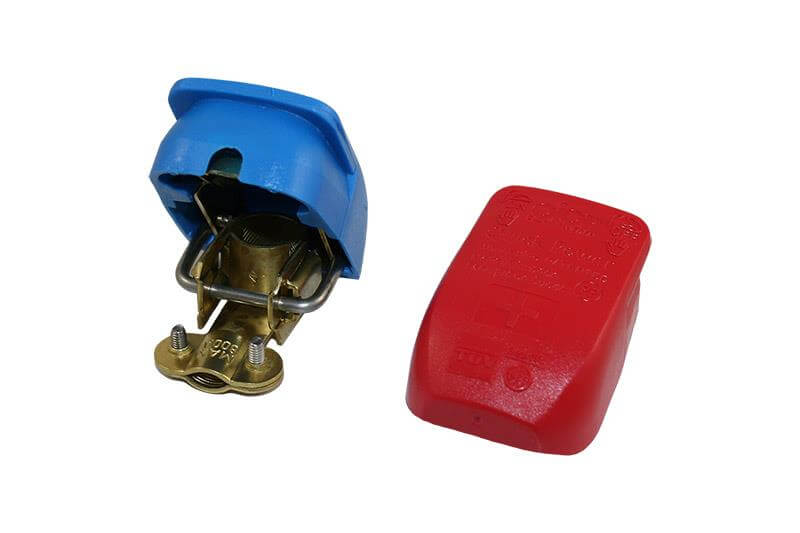 Ojop Batterieklemme mit Schnellverschluss rot positiv