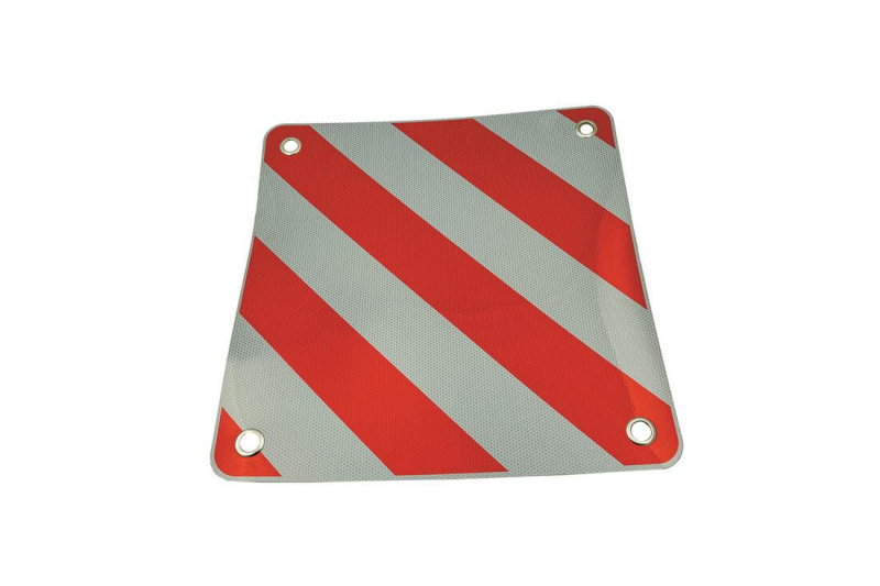 Flexibles Warnschild für das Fahren mit überstehender Last