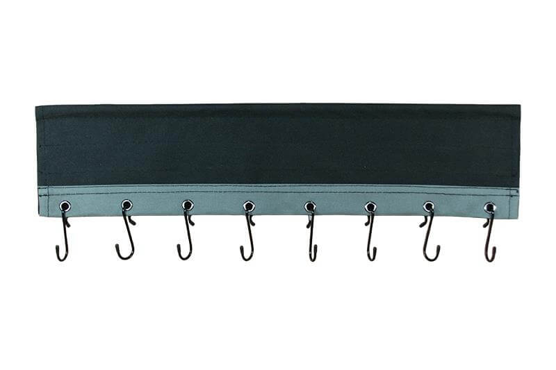 8-Hook-Organizer-Plus Hakenleiste Camping mit 8 Haken metall