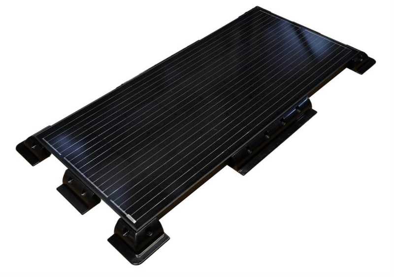 Komplettset  Solarmodul 100W - mit Montagematerial und Bluetooth-Modul