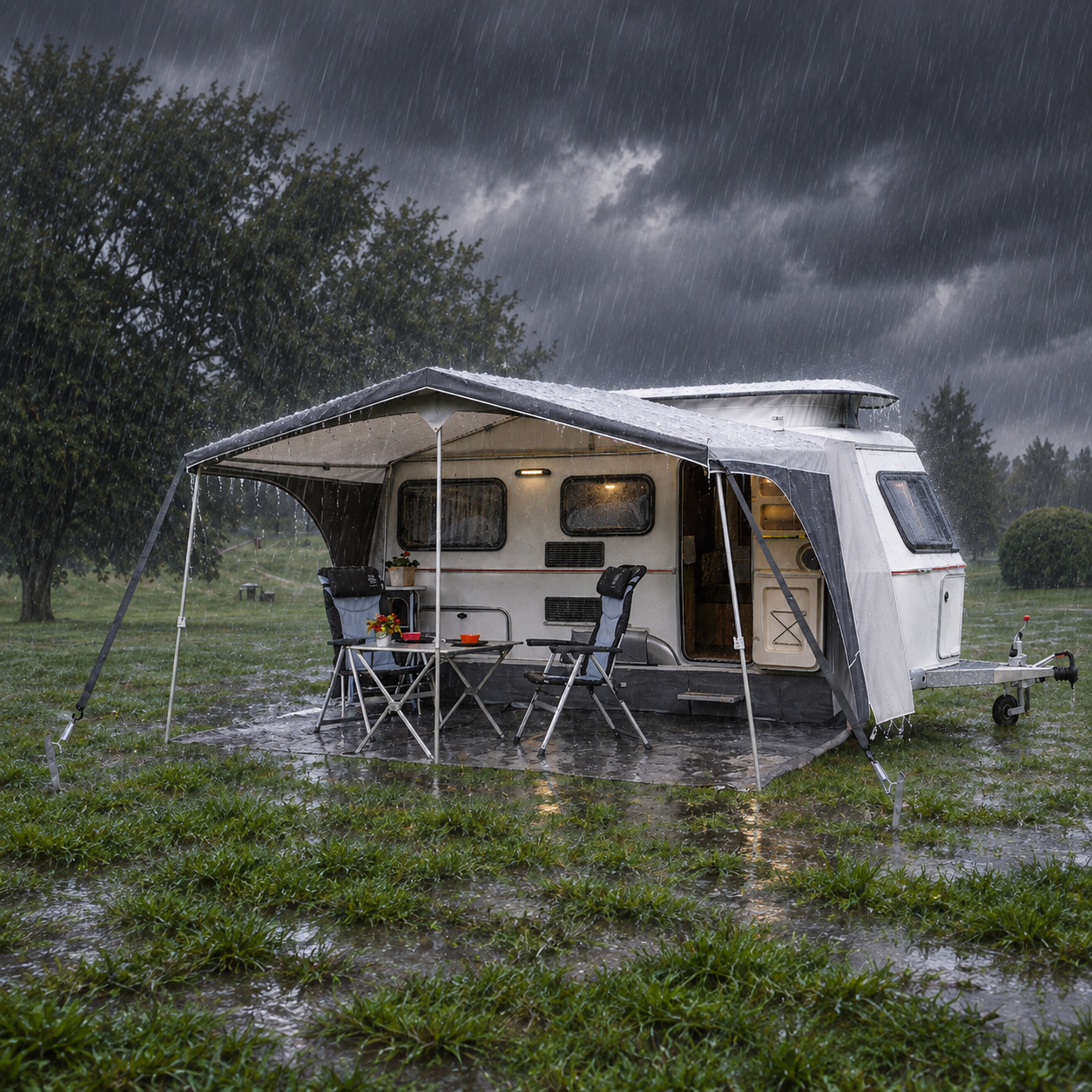 Schlechtes Wetter in Sicht? Mit diesen Produkten campst du bequemer